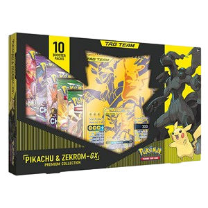 Pokemon Tag Team Pikachu & Zekrom GX Premium Kollektion Englisch