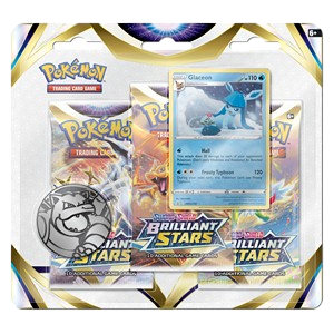 Pokemon Strahlende Sterne: Glaziola 3-Pack Blister Englisch