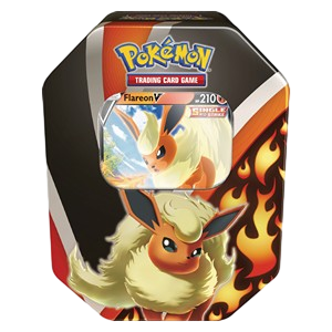 Pokemon Eevee Evolution Tins: Flamara V Tin-Box Deutsch