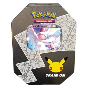 Pokemon Celebrations: Dunkles Feelinara V Groß Tin-Box Englisch