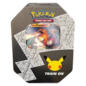 Pokemon Celebrations: Lance's Charizard V Groß Tin-Box Englisch