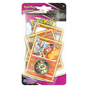 Pokemon Fusionsangriff: Cinderace Premium Checklane Blister Englisch