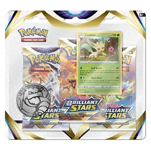 Pokemon Strahlende Sterne: Folipurba 3-Pack Blister Englisch