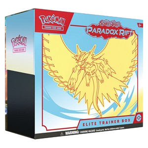 Pokemon Karmesin & Purpur Paradoxrift Top Trainer Box Donnersichel Deutsch