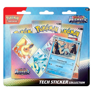 Pokemon Prismatische Entwicklungen: Glaziola Tech Sticker Collection Deutsch