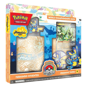 Pokemon WCD 2024: Fernando Cifuentes "Crushing Thorn" Themen Decks Englisch