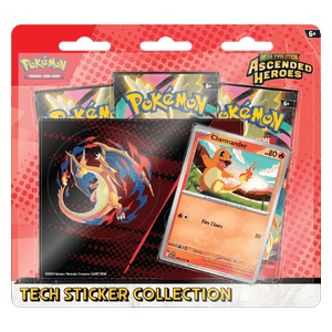 Pokemon Erhabene Helden: Glumanda Tech Sticker Collection Deutsch